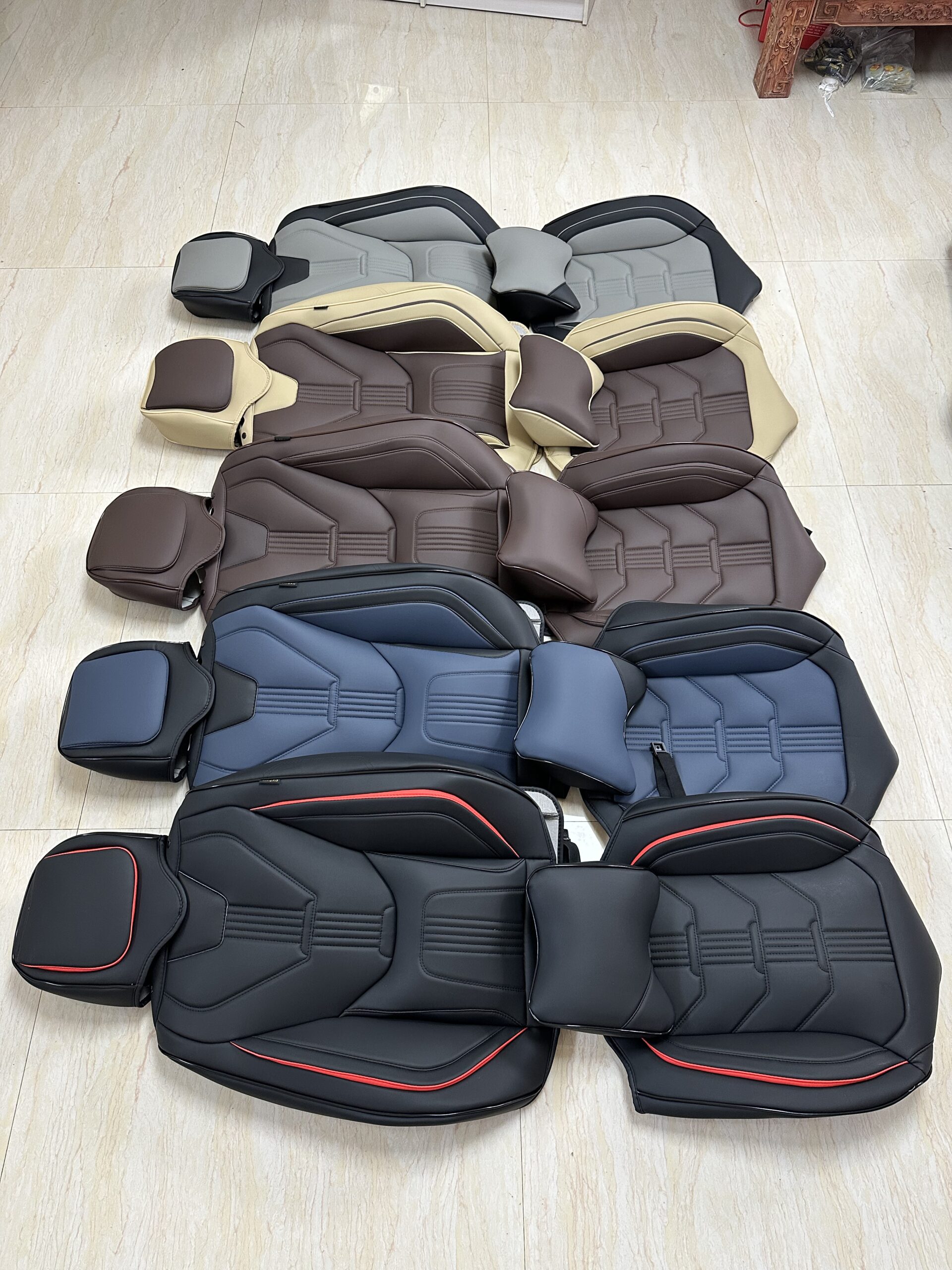 Full-Leather Car Seat Covers | HJ-L023
