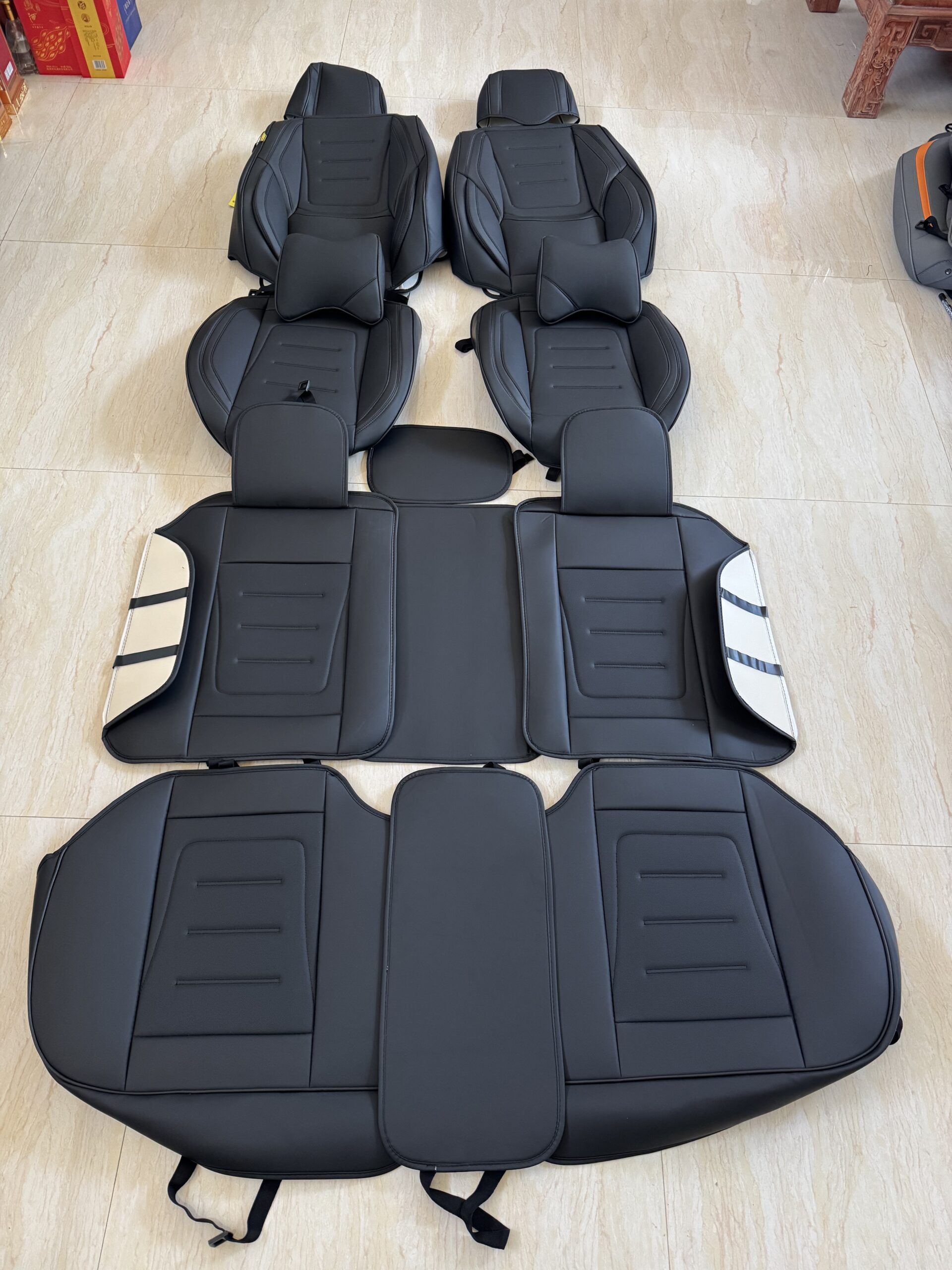 Full-Leather Car Seat Covers | HJ-L016